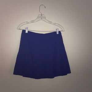 Navy Blue J. Crew Pleated Tennis Skirt